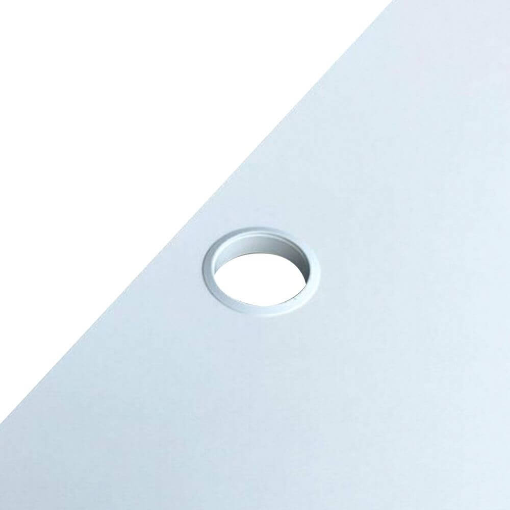 Schreibtisch lichtgrau, 160 cm breit – Bild 3