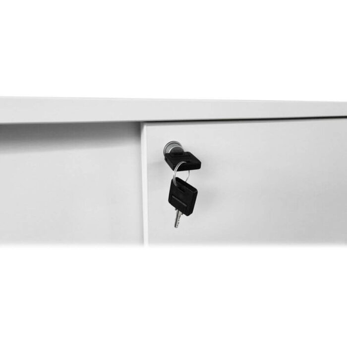 Highboard NOWY STYL, 3 Ordnerhöhen, 100 cm breit – Bild 4