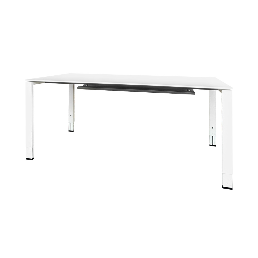 Schreibtisch Vario, weiß, 180 cm breit – Bürojetzt.de