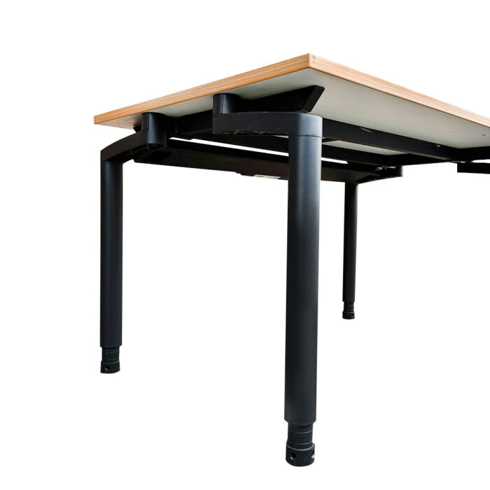 Schreibtisch Haworth, lichtgrau, 120 cm breit – Bild 2