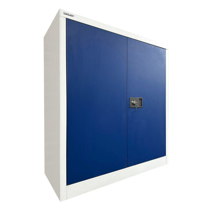 Stahlschrank von Bisley, abschließbar, mit Schlüssel