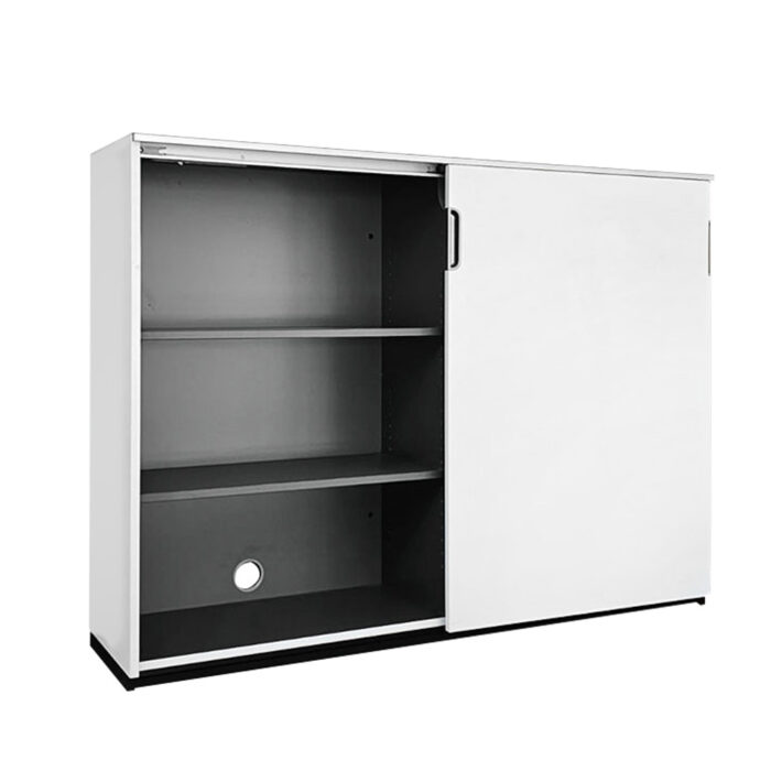 Aktenhighboard IKEA 'Galant', 3 Ordnerhöhen, 160 cm, weiß – Bild 2