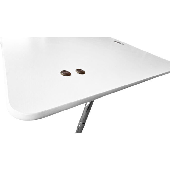 Steh-Sitz-Schreibtisch Montana 'HiLow 2', 200 cm, weiß – Bild 3