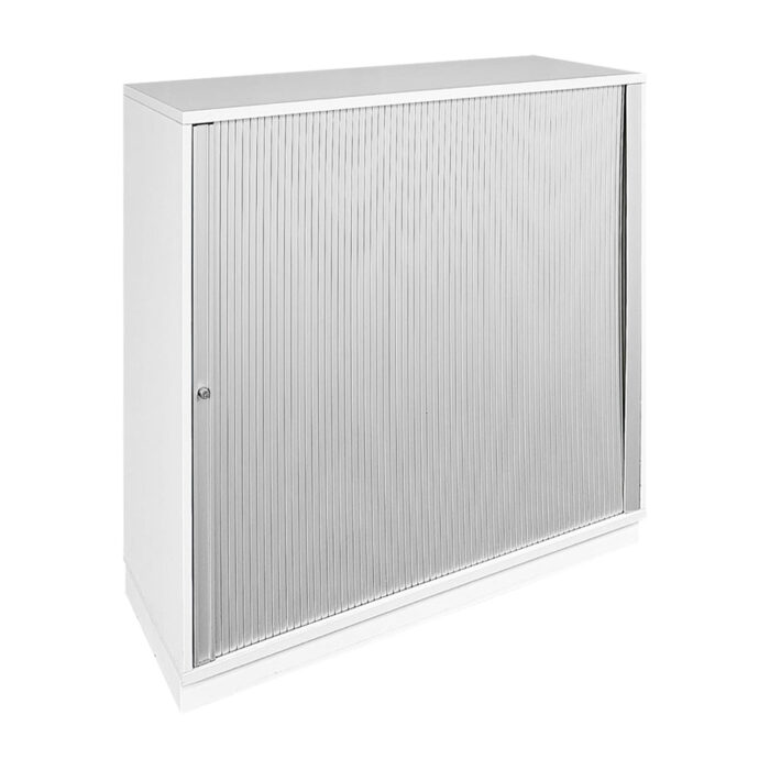 Aktenhighboard von Haworth, 3 Ordnerhöhen, 120 cm breit, weiß