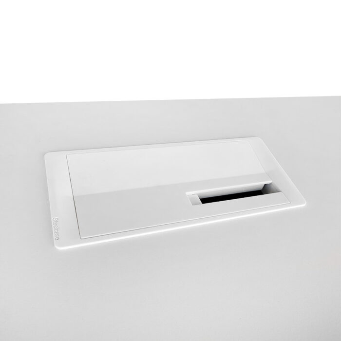 Schreibtisch Steelcase 'B-Free', 160 x 80 cm, weiß – Bild 3