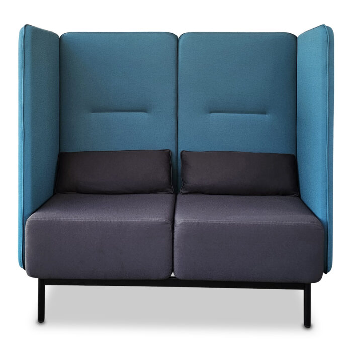 Lounge Sofa mit hohen Rücken von fm, Modell Calesita DIALOG 3