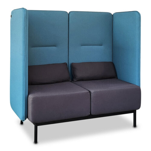 Lounge Sofa mit hohen Rücken von fm, Modell Calesita DIALOG 5