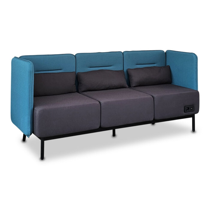 gebrauchtes 3- Sitzer Lounge Sofa von fm, Modell Calesita DIALOG 4