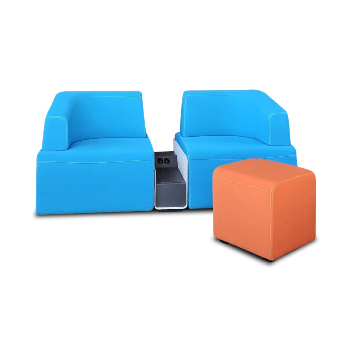 Büro-Sitzgarnitur der Marke Steelcase, Modell B-Free 4