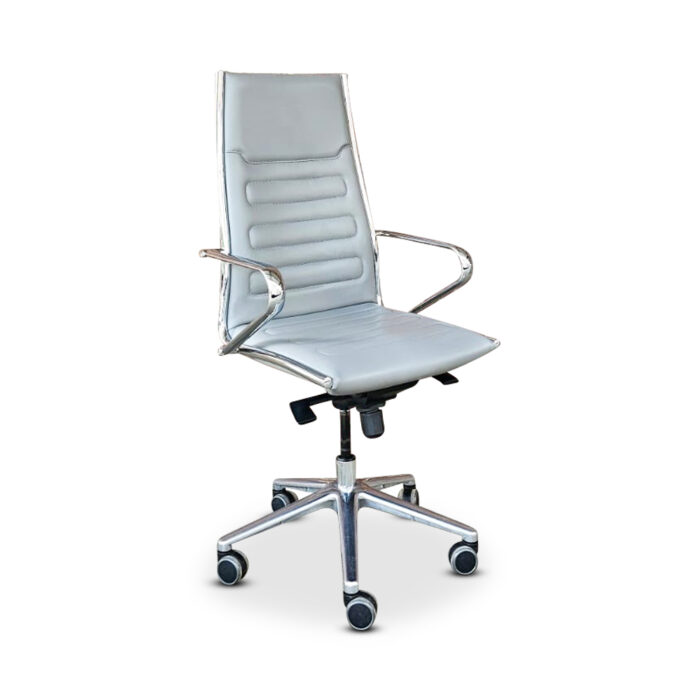 gebrauchter Leder Bürodrehstühle der Marke Sitland, Modell Classic 4