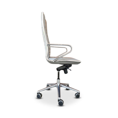 gebrauchter Leder Bürodrehstühle der Marke Sitland, Modell Classic