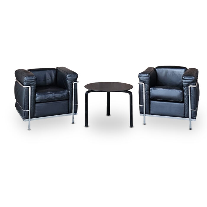 Leder Sessel von Cassina, Modell LC2 2