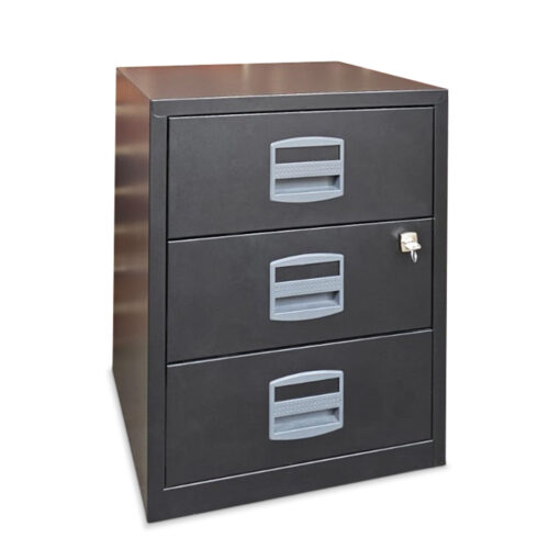 gebrauchte Metall - Büro - Schreibtisch - Rollcontainer der Marke Bisley