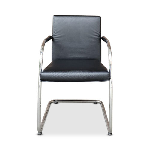 Leder - Freischwinger der Marke Vitra, Modell VisaSoft 5