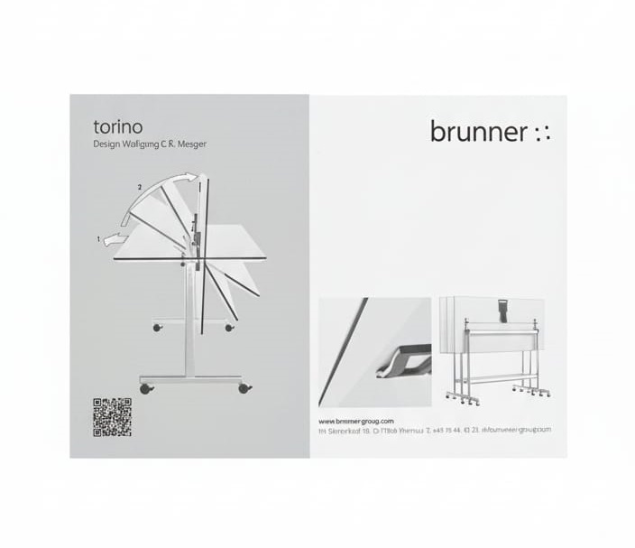 gebrauchte Staffeltische der Marke Brunner, Modell Torino 6