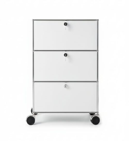 gebrauchter rollbarer Aktenschrank der Marke USM Haller 3