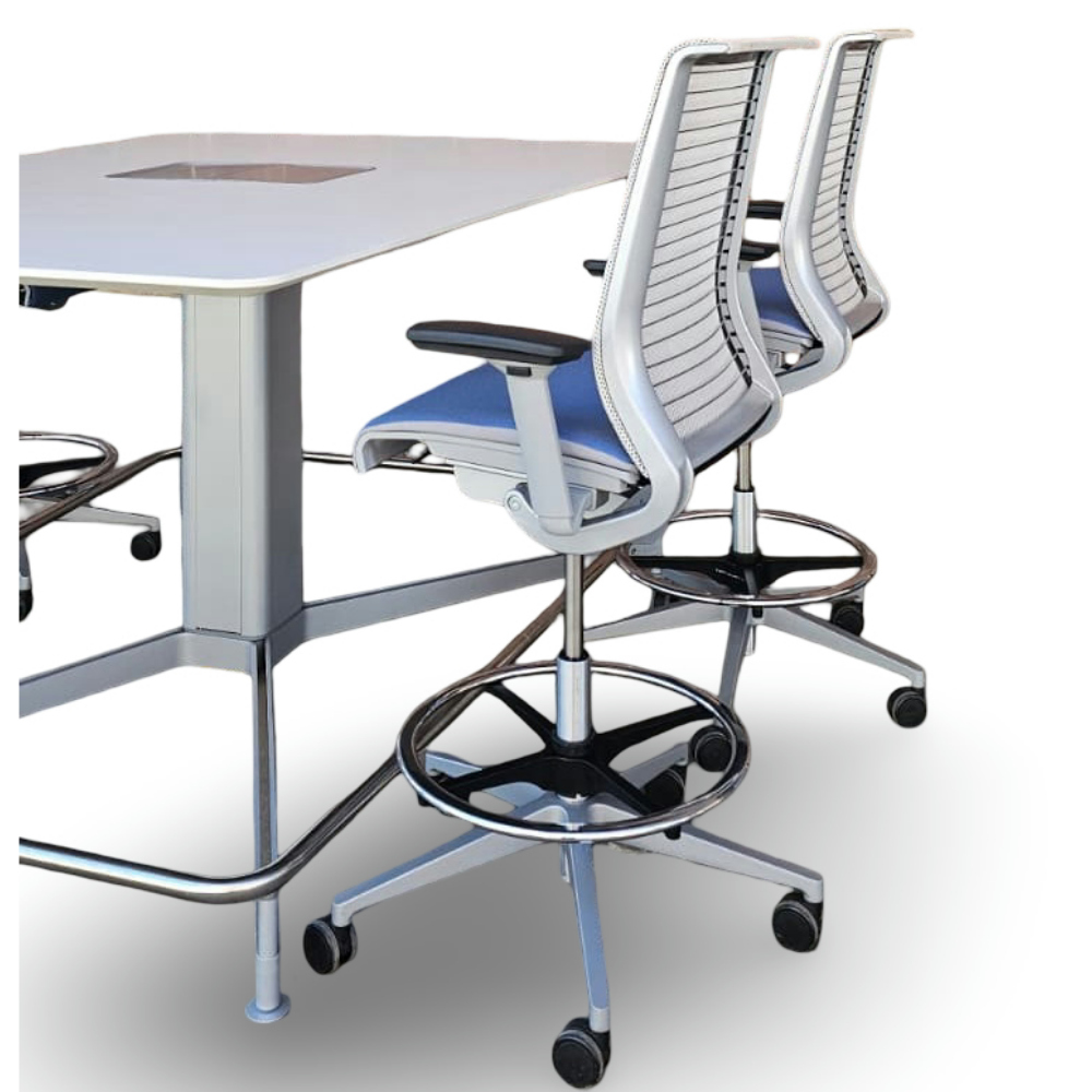 gebrauchtes Konferenztisch Set Steelcase mit Think Counter Stühlen – Bild 10