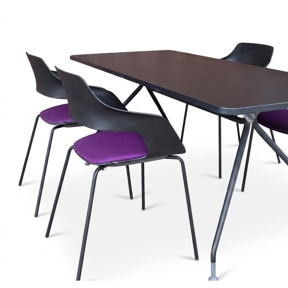 SET - Gebrauchter WILKHAHN occo Bürotisch mit Konferenzstühlen – Bild 2