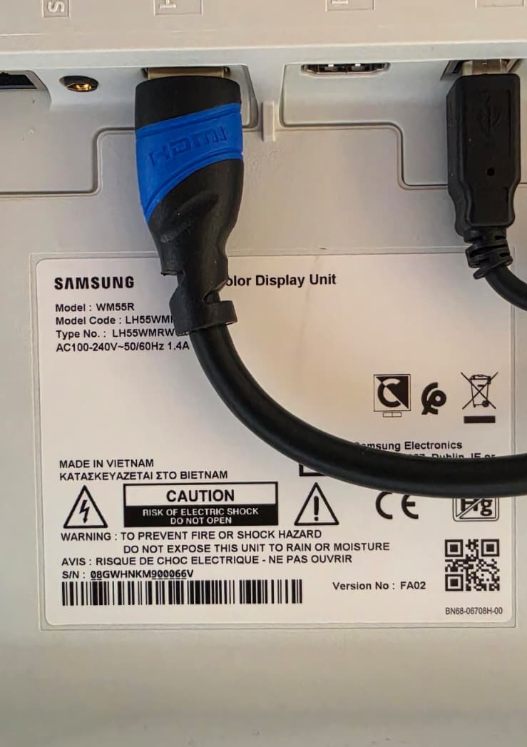 Gebrauchtes Samsung Flip 2 WM55R | 55" Interaktives Whiteboard Display 4K – Bild 3